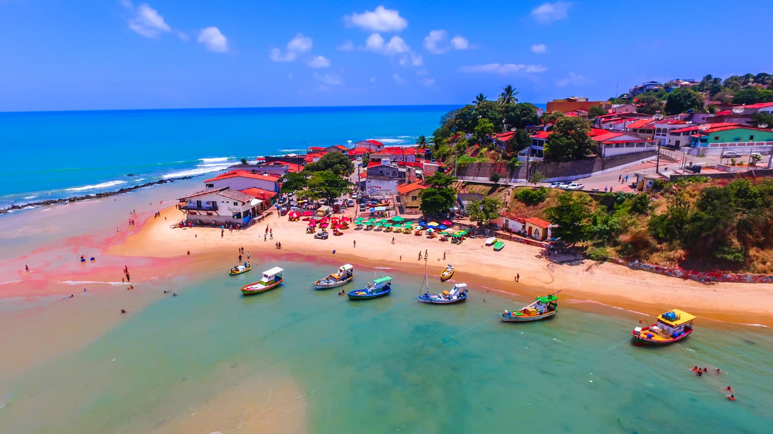View of Baía Formosa beach